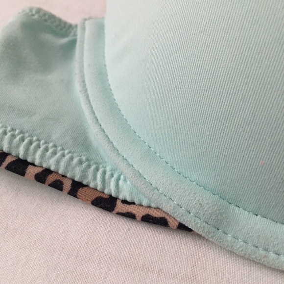 Turquoise/cheetah t-shirt bra PinkVictoriaSecret - Picture 4 of 4